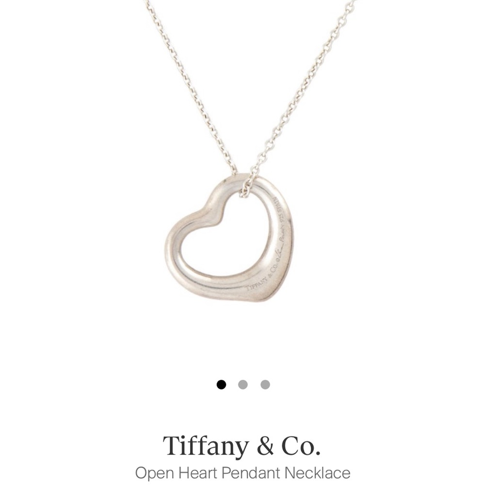 Tiffany and co heart necklace